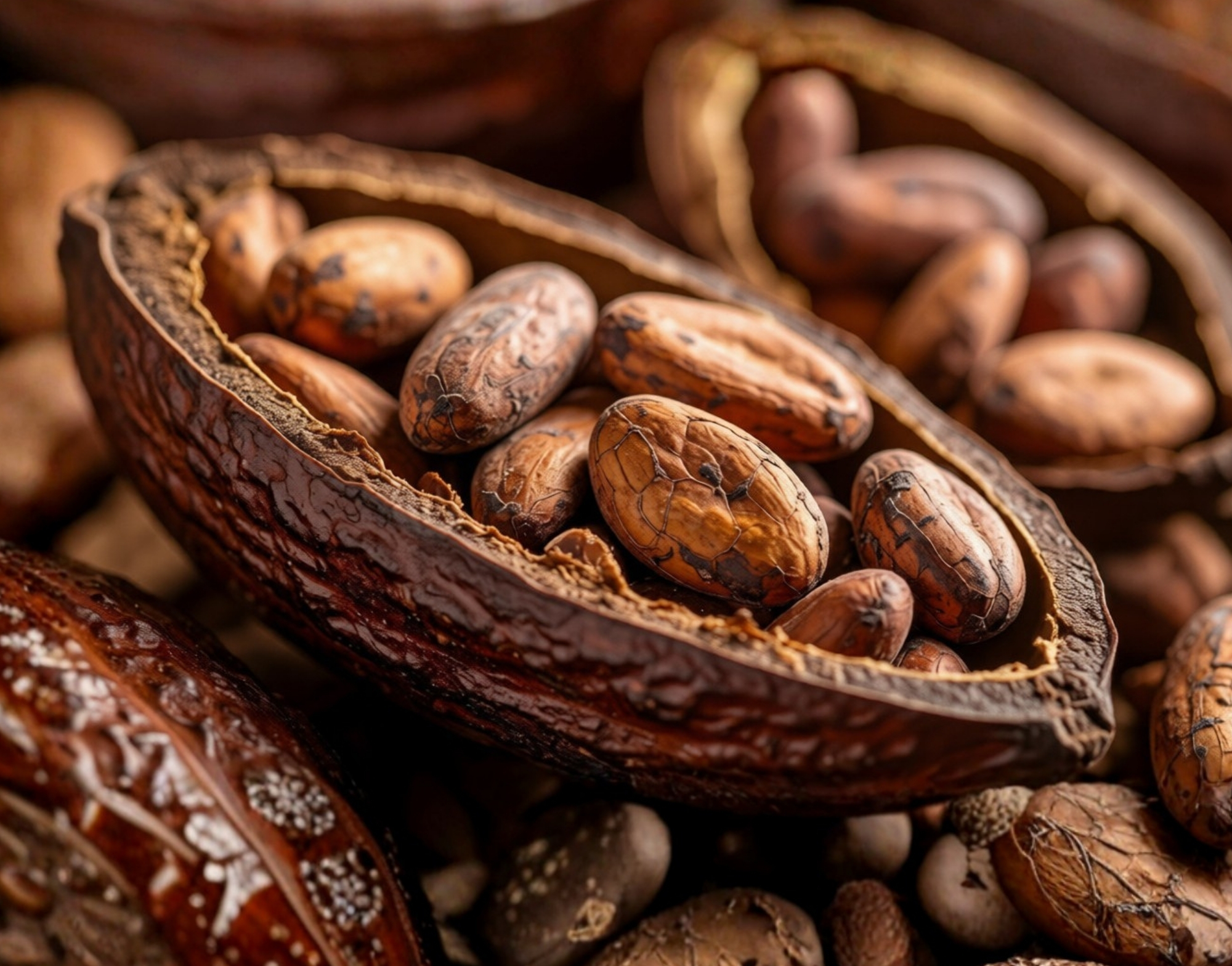 Cocoa beans and cocoa derivatives